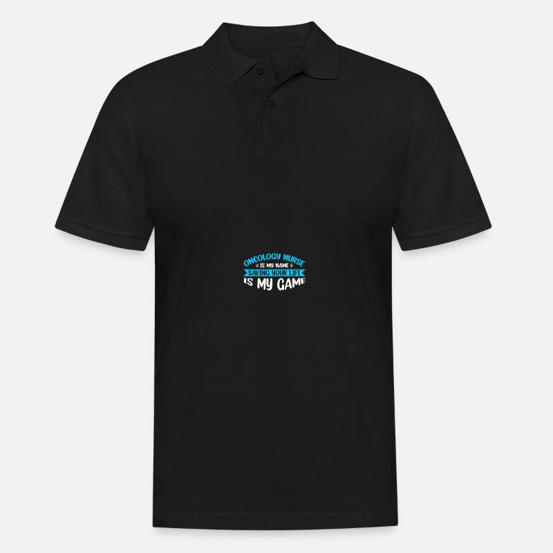 Onkologe Onkologieschwester - Männer Poloshirt - Schwarz
