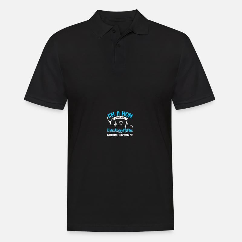 Onkologe Onkologieschwester - Männer Poloshirt - Schwarz