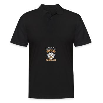 Fantasy role-playing games Larp Larping - Men's Polo Shirt - black - Front - Kai (181cm)