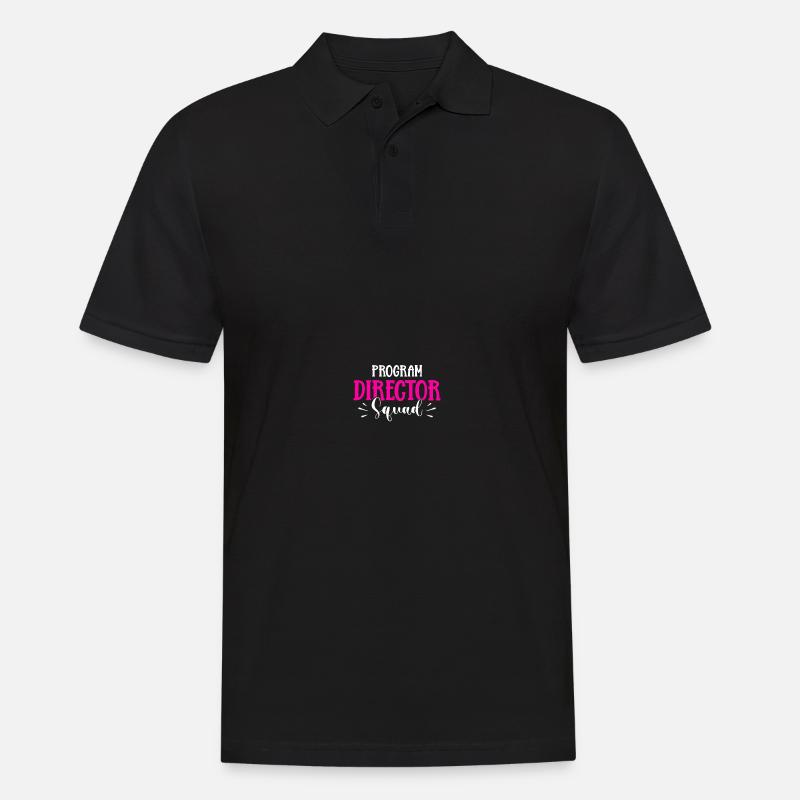 Programmdirektor - Männer Poloshirt - Schwarz