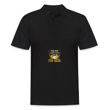 Videographer Filmmaker Film Director Filmmaking - Men's Polo Shirt - black - Front - Kai (181cm)