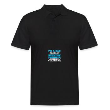 Computer Network Technology Network Engineer - Men's Polo Shirt - black - Front - Kai (181cm)