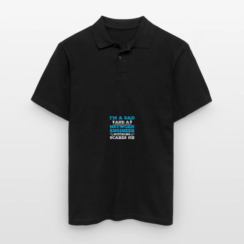 Computer Network Technology Network Engineer Men's Polo Shirt