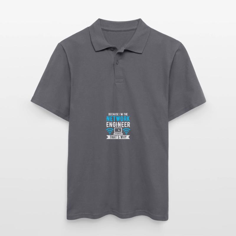 Computer Network Technology Network Engineer Men's Polo Shirt