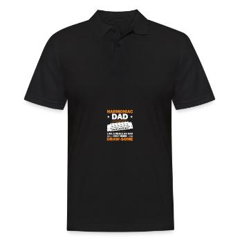 Harmoniciste - Polo Homme - noir - Devant - Kai (181cm)