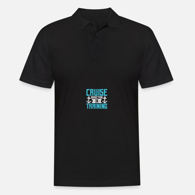Kreuzfahrt-Direktor - Männer Poloshirt - Schwarz