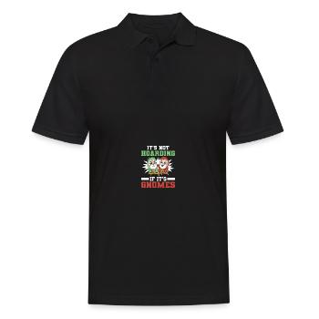 Gnomies Gartenarbeit Gartenzwerg - Männer Poloshirt - Schwarz - Vorne - Kai (181cm)