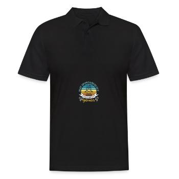 Gnomies Gartenarbeit Gartenzwerg - Männer Poloshirt - Schwarz - Vorne - Kai (181cm)