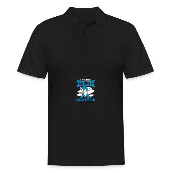 Gnomies Gartenarbeit Gartenzwerg - Männer Poloshirt - Schwarz - Vorne - Kai (181cm)