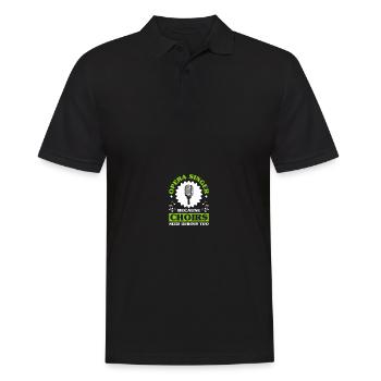 Music Musical Chorus Opera Singer - Men's Polo Shirt - black - Front - Kai (181cm)
