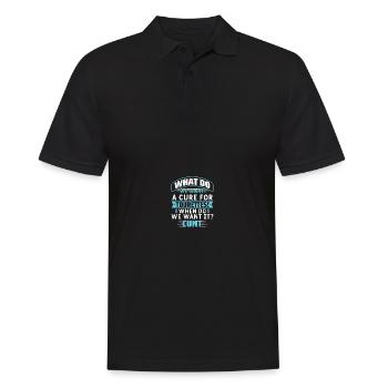 Bewusstsein für das Tourette-Syndrom - Männer Poloshirt - Schwarz - Vorne - Kai (181cm)