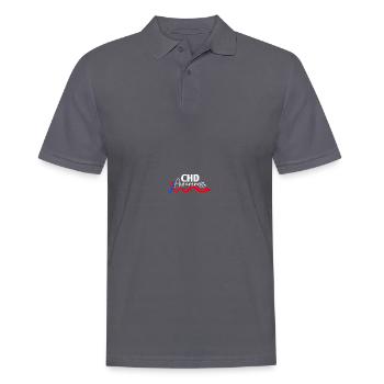 Congenital heart defect CHD consciousness - Men's Polo Shirt - charcoal grey - Front - Nico (186cm)