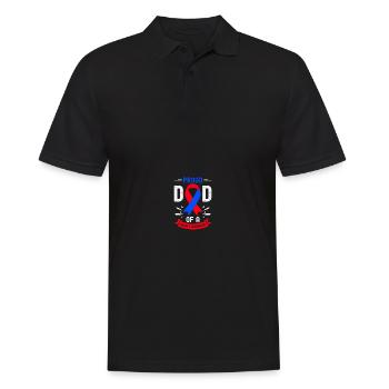 Congenital heart defect CHD consciousness - Men's Polo Shirt - black - Front - Kai (181cm)