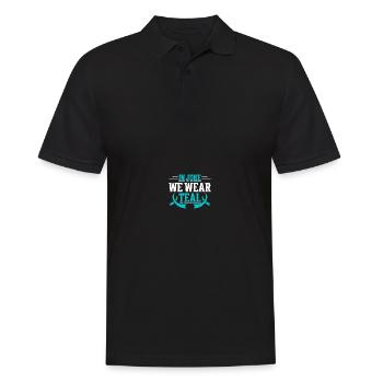 PTSD Awareness - Men's Polo Shirt - black - Front - Kai (181cm)