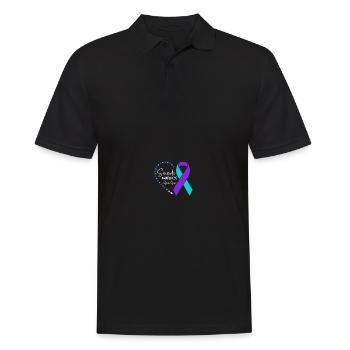 Sunflower Suicide Prevention Suicide Education - Polo Homme - noir - Devant - Kai (181cm)