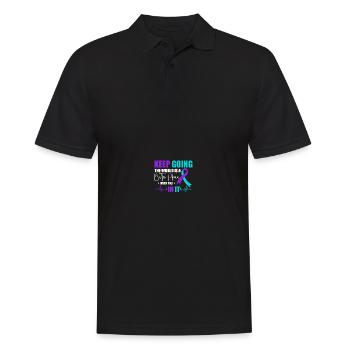 Sunflower Suicide Prevention Suicide Education - Polo Homme - noir - Devant - Kai (181cm)