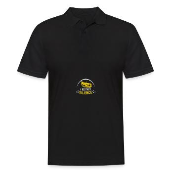 Deep brass marching baritone euphonium - Men's Polo Shirt - black - Front - Kai (181cm)