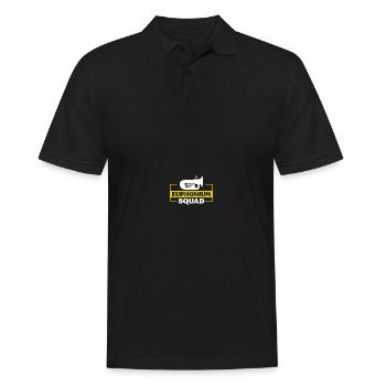 Deep brass marching baritone euphonium - Men's Polo Shirt - black - Front - Kai (181cm)