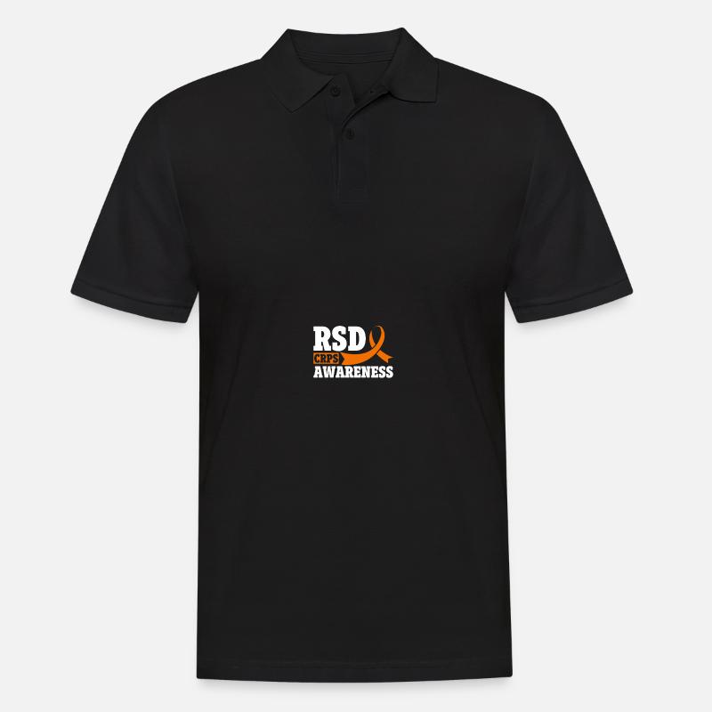 RSD CRPS-Bewusstsein - Männer Poloshirt - Schwarz