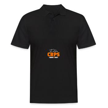 RSD CRPS-Bewusstsein - Männer Poloshirt - Schwarz - Vorne - Kai (181cm)