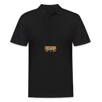 Wearing Orange - Leukemia Awareness - Men's Polo Shirt - black - Front - Kai (181cm)