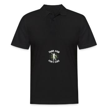 Majorette danseuse tambour-major - Polo Homme - noir - Devant - Kai (181cm)