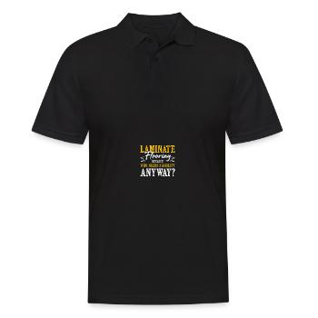 Flooring installation Flooring installers Contractors - Men's Polo Shirt - black - Front - Kai (181cm)