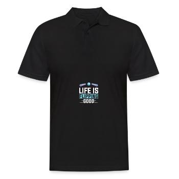 Joueur de flipper Flipper - Polo Homme - noir - Devant - Kai (181cm)