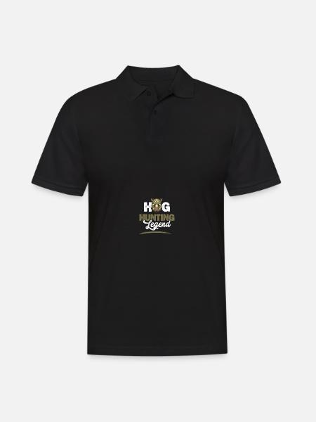 Hog Hunter Pig Hunt - Men's Polo Shirt - black