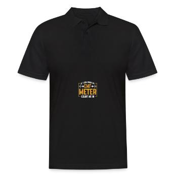 Paranormaler Ermittler Geisterjäger - Männer Poloshirt - Schwarz - Vorne - Kai (181cm)