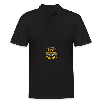 Paranormaler Ermittler Geisterjäger - Männer Poloshirt - Schwarz - Vorne - Kai (181cm)