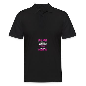 PACU Krankenschwester Aufwachraum Krankenschwester - Männer Poloshirt - Schwarz - Vorne - Kai (181cm)