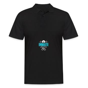 Nurse in Penitentiary Nurse - Men's Polo Shirt - black - Front - Kai (181cm)