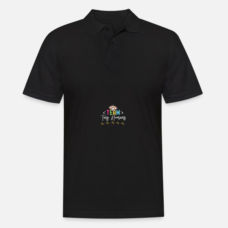 NICU-Schwester - Männer Poloshirt - Schwarz