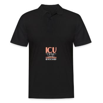 Soins intensifs infirmiers - Polo Homme - noir - Devant - Kai (181cm)