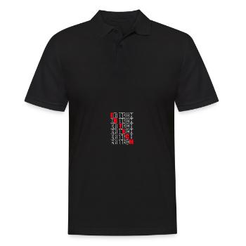 Service d’urgence Technicien URGENCE ER Tech - Polo Homme - noir - Devant - Kai (181cm)