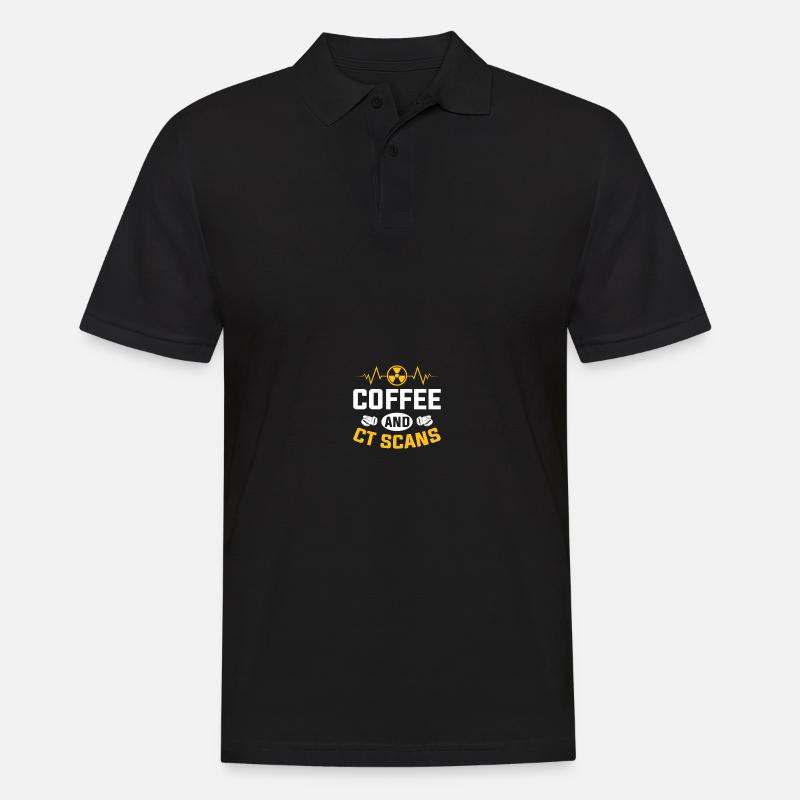 Röntgen CT-Techniker - Männer Poloshirt - Schwarz