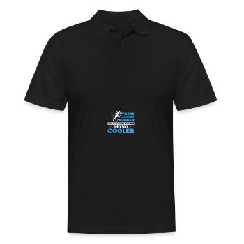 Cross-country skiing Runners Cross-country skiing - Men's Polo Shirt - black - Front - Kai (181cm)