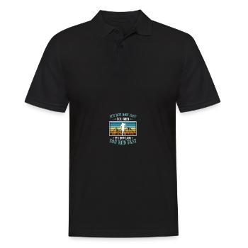 Cross-country skiing Runners Cross-country skiing - Men's Polo Shirt - black - Front - Kai (181cm)