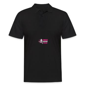 Cross-country skiing Runners Cross-country skiing - Men's Polo Shirt - black - Front - Kai (181cm)