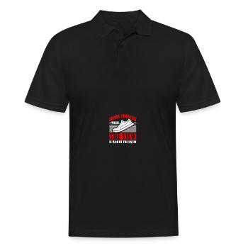 Cross-country skiing Runners Cross-country skiing - Men's Polo Shirt - black - Front - Kai (181cm)