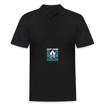Pfadfinderführer - Männer Poloshirt - Schwarz - Vorne - Kai (181cm)