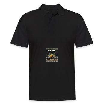 Pfadfinderführer - Männer Poloshirt - Schwarz - Vorne - Kai (181cm)