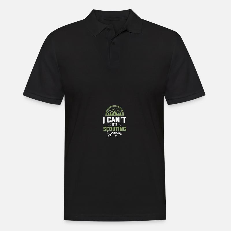 Pfadfinderführer - Männer Poloshirt - Schwarz
