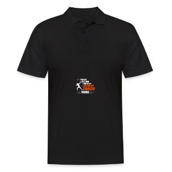 Archery Coach - Men's Polo Shirt - black - Front - Kai (181cm)