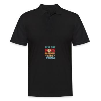 Baseball Card Collector Baseball Card - Polo Homme - noir - Devant - Kai (181cm)