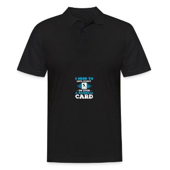 Baseball Card Collector Baseball Card - Polo Homme - noir - Devant - Kai (181cm)