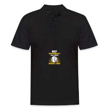 Baseball Card Collector Baseball Card - Polo Homme - noir - Devant - Kai (181cm)