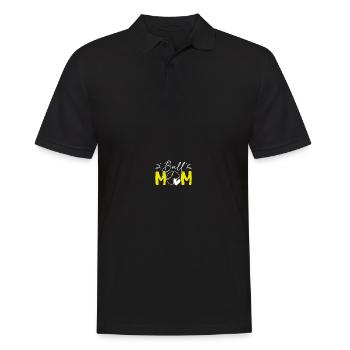 Baseball Softball Mama - Männer Poloshirt - Schwarz - Vorne - Kai (181cm)