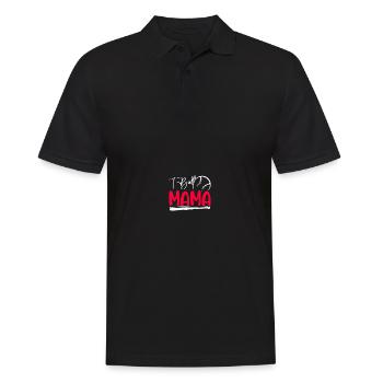 Teeball Tee Ball Tball Mom - Männer Poloshirt - Schwarz - Vorne - Kai (181cm)